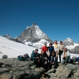Sur le glacier du Théodule