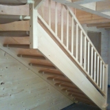 escalier en sapin