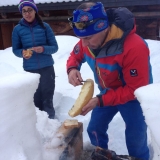 raclette au feu de bois
