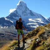 Face au Cervin au-dessus de Zermatt