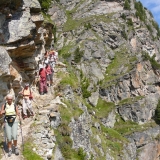 De Grächen à Saas Fee sur l'Europaweeg