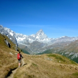 Le Valtournenche et la face sud du Cervin