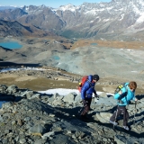Montée au col du Theodulpass