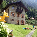 Vallée du Trient hameau de la Crettaz